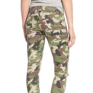 DL1961 Emma Camouflage Distressed Skinny Jeans